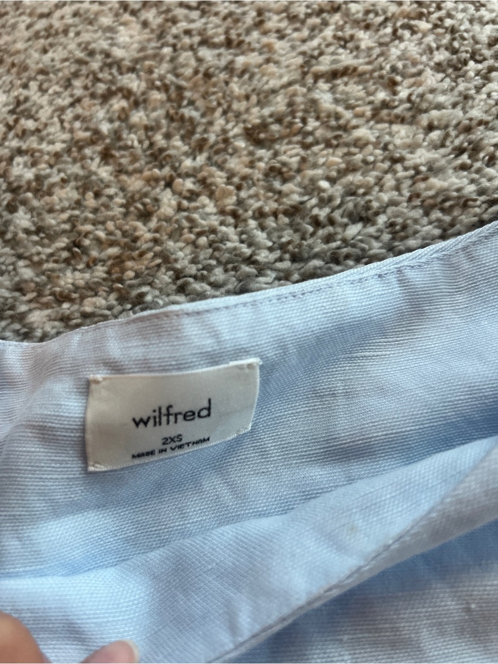 Aritzia linen midday blue set XXS - Picture 5 of 5